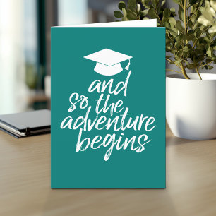 Carte Et Donc L'Aventure Commence - Graduation