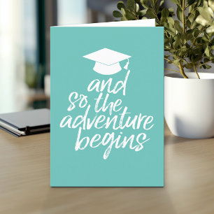 Carte Et Donc L'Aventure Commence - Graduation