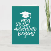 Carte Et Donc L'Aventure Commence - Graduation (Devant)