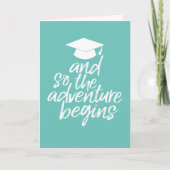 Carte Et Donc L'Aventure Commence - Graduation (Devant)