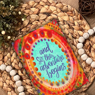 Carte Et donc l'aventure commence Inspirivity Aqua