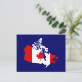 Carte et drapeau du Canada (Debout devant)