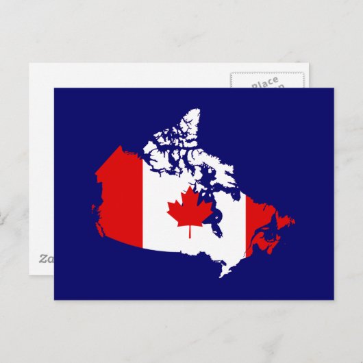 Carte et drapeau du Canada (Devant / Derrière)