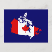 Carte et drapeau du Canada (Devant)