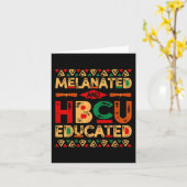 Carte Et Hbcu A Éduqué La Fierté Africaine Mois De L'His (Fleur jaune)
