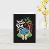 Carte Et Je Me Pense Que C'Est Une Merveilleuse Terre Mo (Fleur jaune)