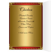 Carte et menu Placement table (Intérieur (Gauche))