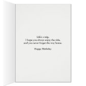 Carte et moto anniversaire (Intérieur (Droit))