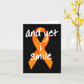 Carte Et Pourtant, Je Souriais Une Sclérose En Plain (Fleur jaune)