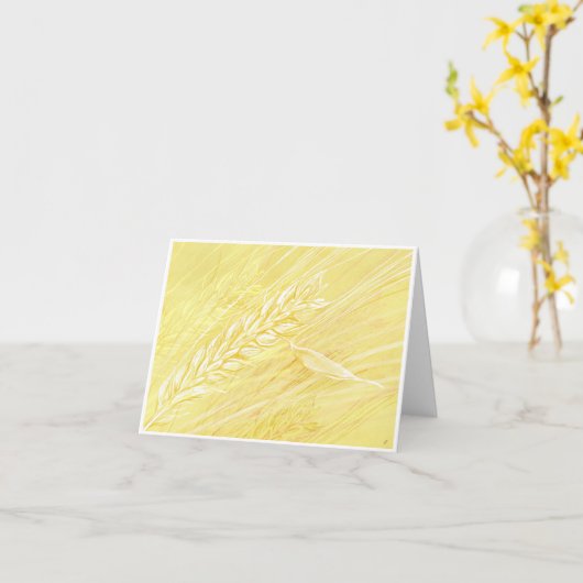 Carte Et pouvez vous prospérer… (Fleur jaune)