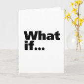 Carte Et si (Fleur jaune)