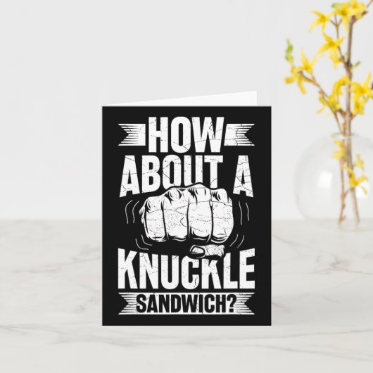 Carte Et Un Sandwich À La Canicule (Fleur jaune)