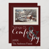 Carte et une maison en nature (Devant / Derrière)