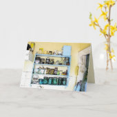 Carte Étagères de la cuisine du pigeon (Fleur jaune)