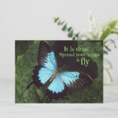 Carte Étalez vos ailes et votre papillon (Debout devant)
