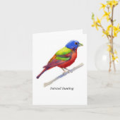 Carte Étamine peinte (Fleur jaune)