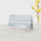 Carte Etanchard de plage et surf océanique (Fleur jaune)