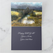 Carte Etanche d'automne peinture aquarelle (Intérieur)