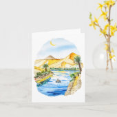Carte Etanche du fleuve Nil Égypte (Fleur jaune)