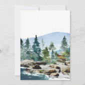 Carte Étanche rustique | Bar Mitzvah (Dos)