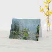 Carte Étang aux nénuphars (Fleur jaune)