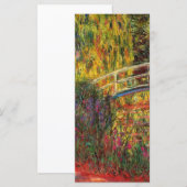 Carte Étang aux Nymphéas et Iris de Monet (Devant / Derrière)