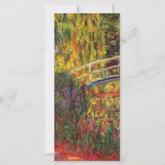 Carte Étang aux Nymphéas et Iris de Monet (Devant)