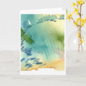 Carte Étang d'objet sculpté (Fleur jaune)