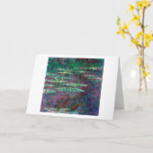 Carte Etang Lily, Monet (Fleur jaune)