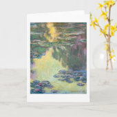 Carte Etang Lily, Monet (Fleur jaune)