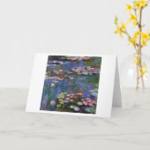 Carte Etang Lily, Monet (Fleur jaune)
