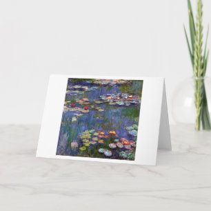 Carte Etang Lily, Monet