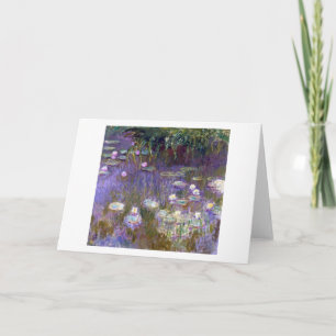 Carte Etang Lily, Monet