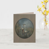 Carte Étang ovale de Chickadee (Fleur jaune)