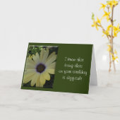 Carte Étant là (Fleur jaune)