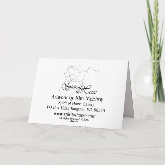 Carte Étant par Kim McElroy (Dos)