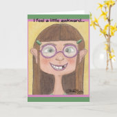 Carte Étape Awkward (Fleur jaune)