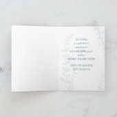 Carte Étape Fille Religieuse 14e anniversaire Main tirée (Intérieur)