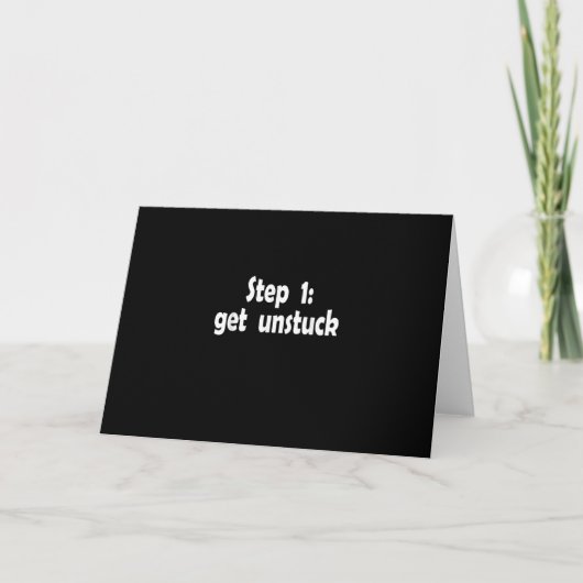 Carte Étape Inspiration pour se désengluer Bateau Bloqué (Devant)