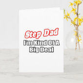 Carte Étape Papa...Gros Deal (Fleur jaune)