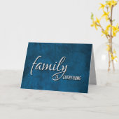 Carte Étape Père Anniversaire Bleu Cuir (Fleur jaune)