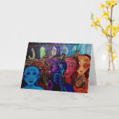 Carte Étapes du deuil (Fleur jaune)