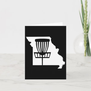 Carte État de golf Disque Missouri avec panier graphique