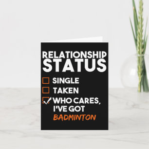 Carte État de la relation Ive a Badminton Funny Sarcas