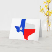 Carte État d'étoile solitaire du Texas (Fleur jaune)