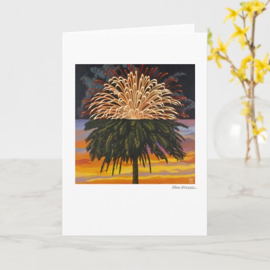 Carte État d'indépendance (Fleur jaune)