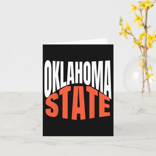 Carte État d'Oklahoma (Fleur jaune)