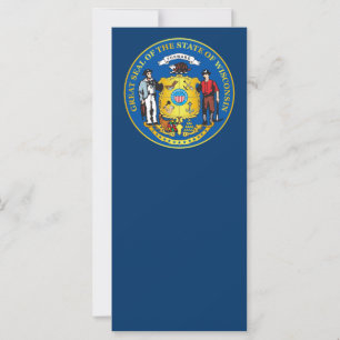 Carte État du sceau du Wisconsin