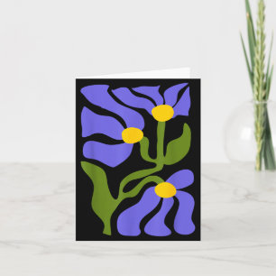 Carte Été 2026 Floral Fleur Femmes Boho Vintage