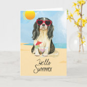 Carte Été Cavalier (Fleur jaune)